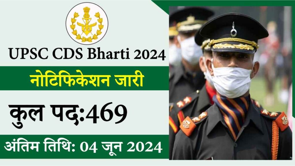 UPSC CDS Bharti 2024