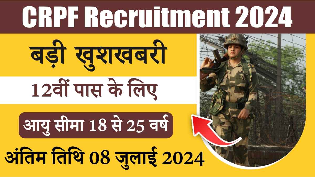 CRPF Recruitment 2024